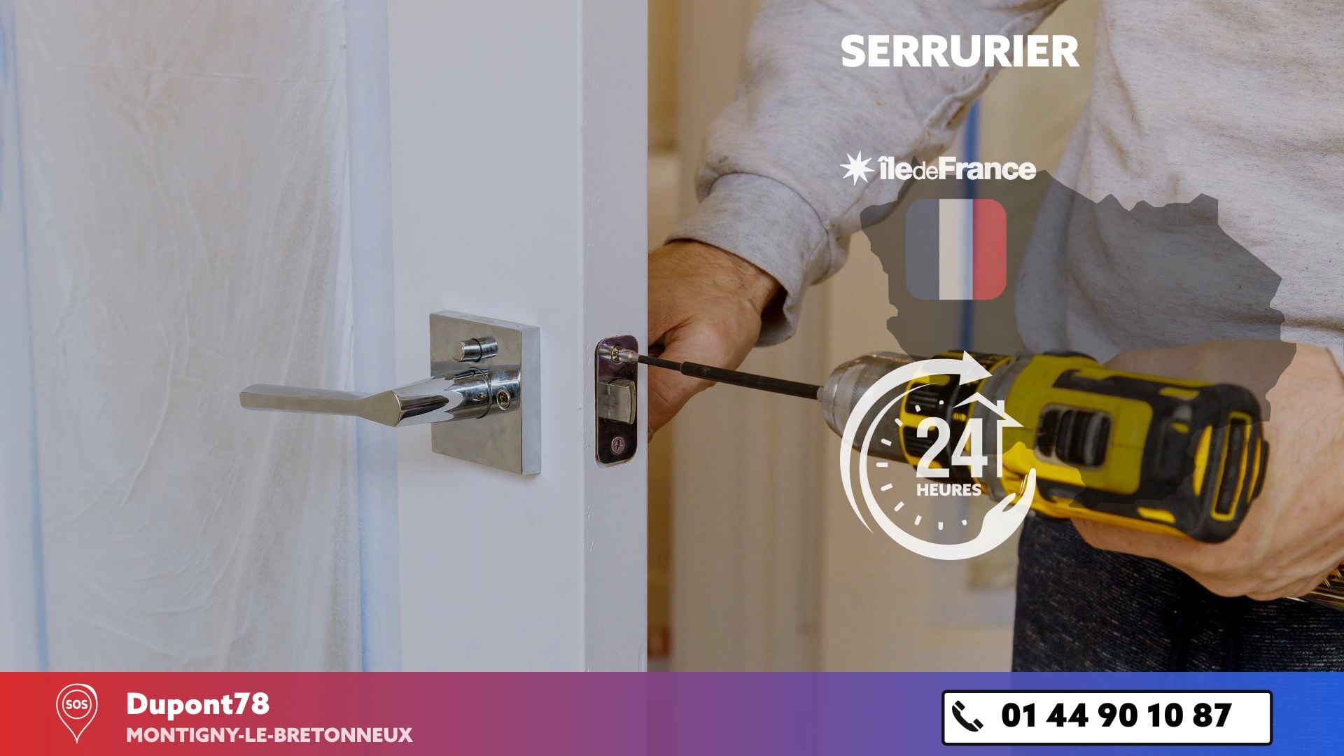 Serrurier pas cher Montigny-le-Bretonneux - Dupont78